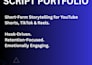 write viral faceless youtube shorts story scripts with twist endings